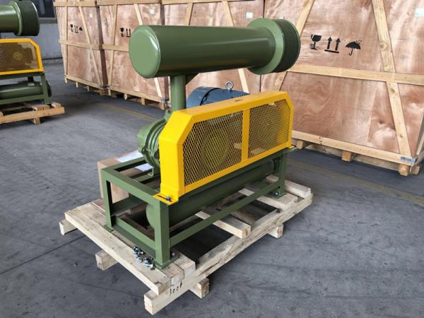 Buy cheap 1.5KW-15KW BK Type Three Lobes Roots Blower Of Army Green With Low Noise Economical Energy Consumption from wholesalers