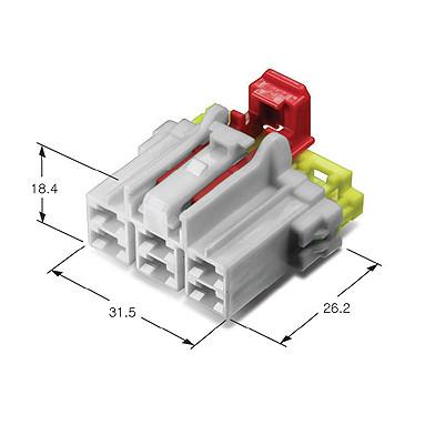 Buy cheap 3mΩMax Automotive Electrical Connectors , Electrical Wire Connectors MG610885 from wholesalers