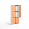 Buy cheap Cartmay Office Storage Cabinet Luggage Clothing Storage Cabinet Units 3 Tier Locker from wholesalers