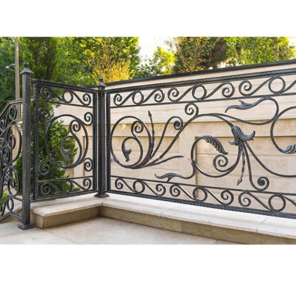 Buy cheap Rust Proof Cast Iron Balcony Railings Wear Resistant For House Villa Farm from wholesalers