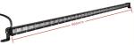 Auto Vehicle Super Slim LED Car Light Bar Offroad 108w Single Row LED Mini Light