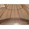 Buy cheap Waterproof Wood Canvas Tipi Event Camping Teepee Tents With Inner from wholesalers