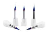 Micro Grain Size Solid Carbide High Feed End Mill , Metal Milling Bits Acid