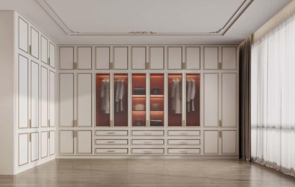 Buy cheap Luxurious Spacious Custom Walk In Closet Stainless Steel French Style Walk In Closet from wholesalers