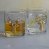 Buy cheap Decorative Round Personalised Whisky Glass For Christmas from wholesalers