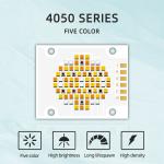 180W Five Color COB LED Chips CCT 620nm/460nm/520nm/2700K /6500K Emit Size 32MM