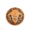 Buy cheap Round Zinc Alloy Metal Coins 1.75 Inch Antique Copper Finish 7 Deadly Sins Design from wholesalers