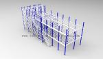 Ground + Two Flooring Shelving With Mezzanine Floors