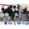 Buy cheap 66KV / 132KV / 220KV Hot Dip Galvanized Steel Electric Power Transmission Line Pole from wholesalers