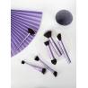 Buy cheap ISO9001 Purple 7 Piece Makeup Brush Set Synthetic Makeup Brushes Anti Bac from wholesalers