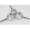 Buy cheap 3pcs Korean style stainless steel milk pan multi function pot with cover from wholesalers