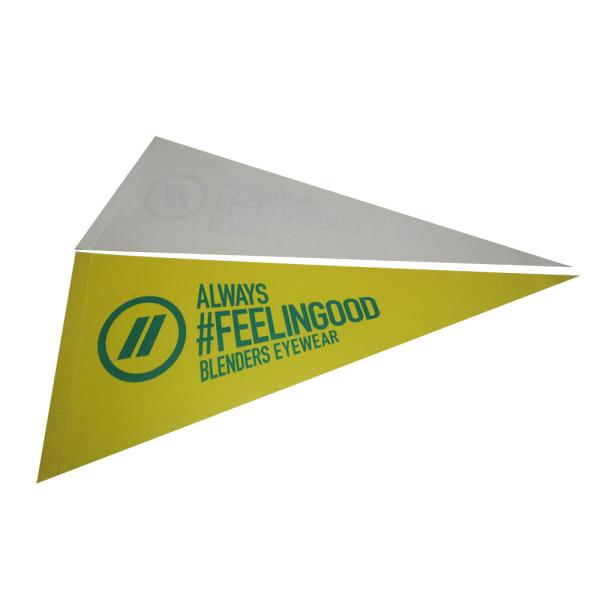 Buy cheap Souvenir Felt Pennant Flag , 30*76cm Polyester Triangle Sports Flag from wholesalers