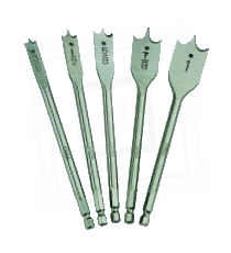 WOOD FLAT DRILL BITS (SPADE BITS)