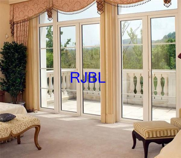 Buy cheap Decorative Aluminum Clad Pine Wood Casement Door With Double Glass Waterproof from wholesalers