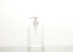 Empty 500ml Pump Round Shoulder Bottles 16oz For Cosmetic PET