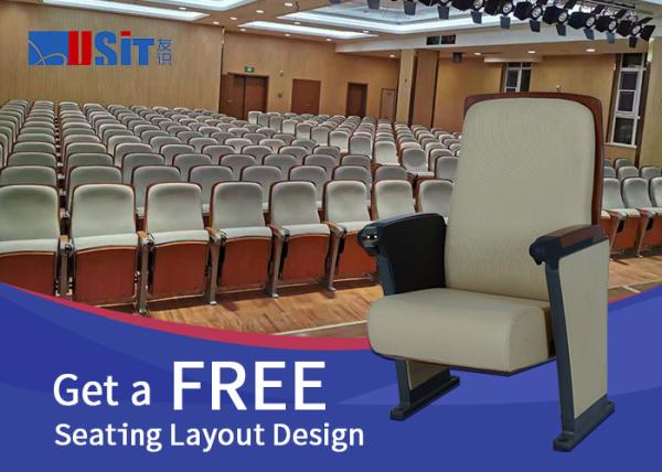 Buy cheap BS5852 Saleeater Room Public Theater Seating Soft Cushioned Upholstery Theater Chairs from wholesalers