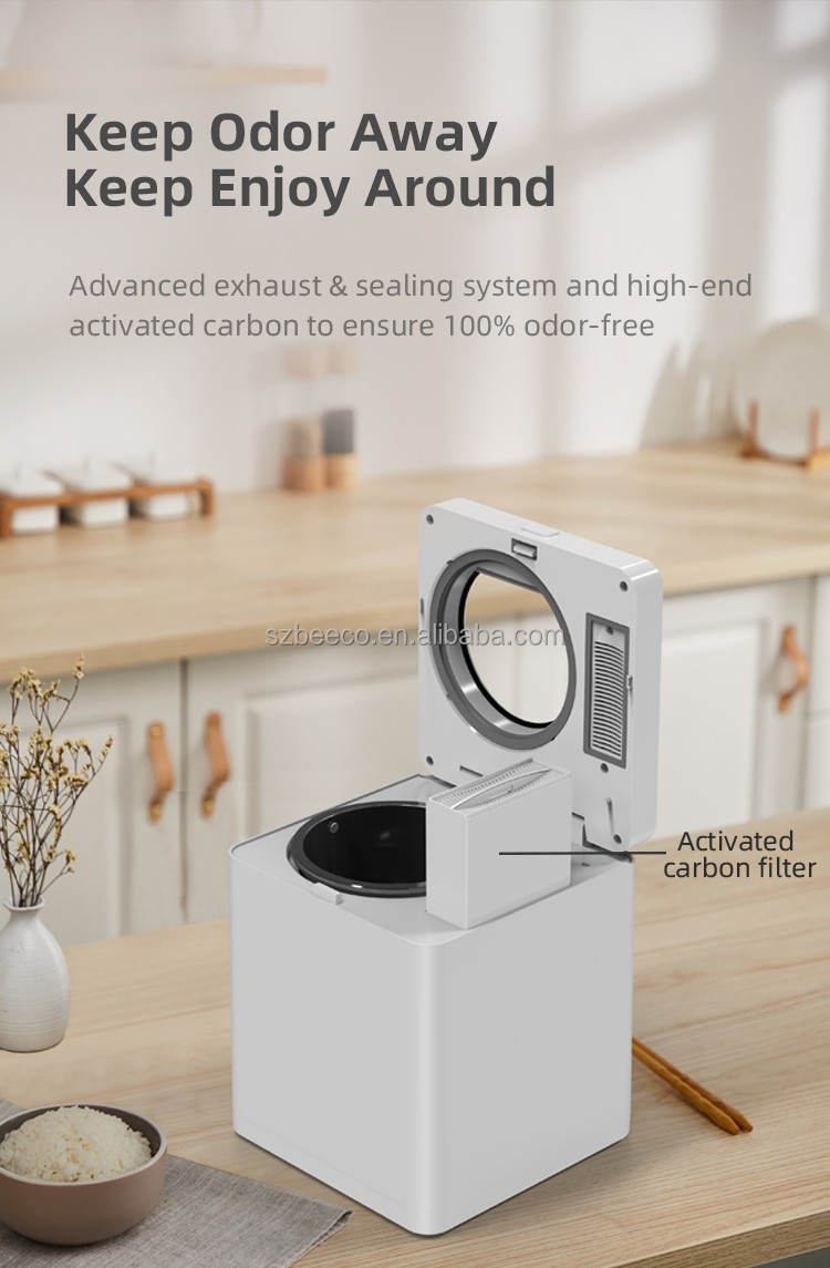 Customized Visible Home Composter Machine 2.5L Smart 40dB Low Noise