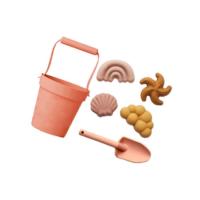 Buy cheap Outdoor toddlers Food Grade Silicone Beach Toys Sand Container 500g product
