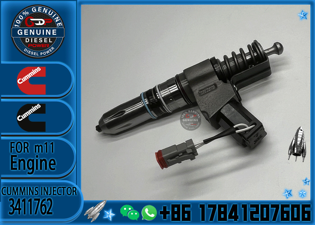 Used Cummins N14 Engine Spare Parts Common Rail Injector 3411764 3411767 Diesel Engine Machinery Repair Shops 6 Months W