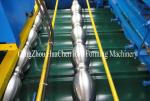 Hydraulic Shearing Glazed Corrugated Sheet Roll Forming Machine PLC Control