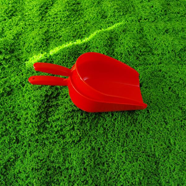 Buy cheap Eco Friendly Long Handle Orange Plastic Feed Shovel For Animal Feeding Task from wholesalers