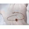 Buy cheap Van Cleef Arpels 18K Gold Bracelet Sweet Style Carnelian For Young Girl from wholesalers
