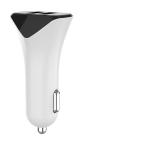 ABS 5V3.4A Cell Phone Fast Charger For Car With Smart IC