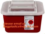 Plastic Disposable Medical Sharps Containers, Kenya safety box for needle