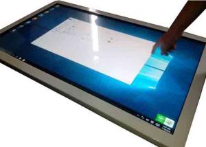 China Full HD 55 Inch Wall Mounted Interactive All In One Touchscreen PC I3 Processor on sale