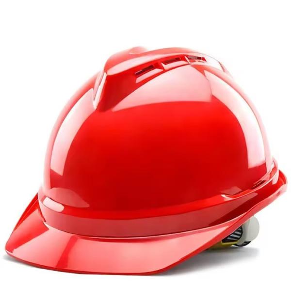 Safety Helmet V Shaped Breathable ABS Anti Smashing Breathable Construction Site