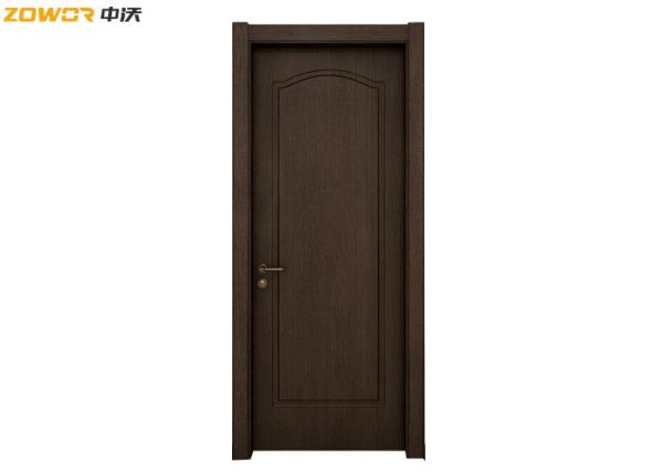 Buy cheap 45mm Walnut Veneer Painting Solid Plain Wooden Door from wholesalers