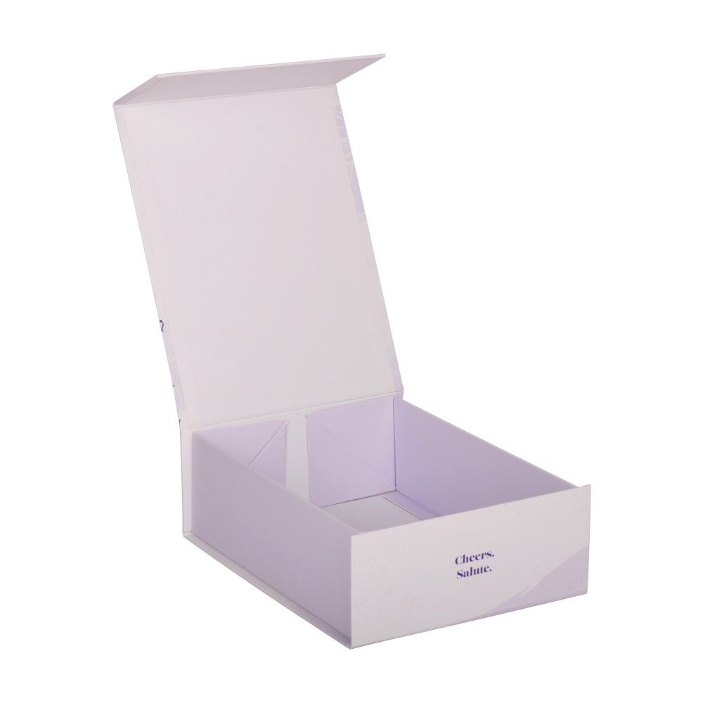 Rectangle Magnetic Gift Box Packaging Skin Care Folding Cardboard