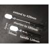 Buy cheap Oval Telescopic Inspection Mirror 25*50MM from wholesalers