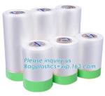 plastic register sealing cloth duct pre-taped masking film,PE material taped