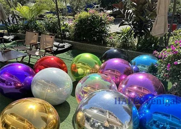 Buy cheap Inflatable Mirror Balloons, Reflective Shiny Balls, Colorful Balloons For Events Decor from wholesalers