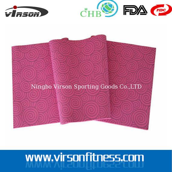Buy cheap 6mm pink pilates yoga mat from wholesalers