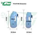 4L Animal Feeding Bottle PE Material Long Tube 44*26.5mm Livestock Equipment For