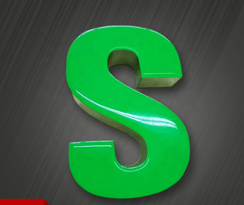 Superior Quality Outdoor Shop Company Sign Waterproof Resin Letter Light Sign