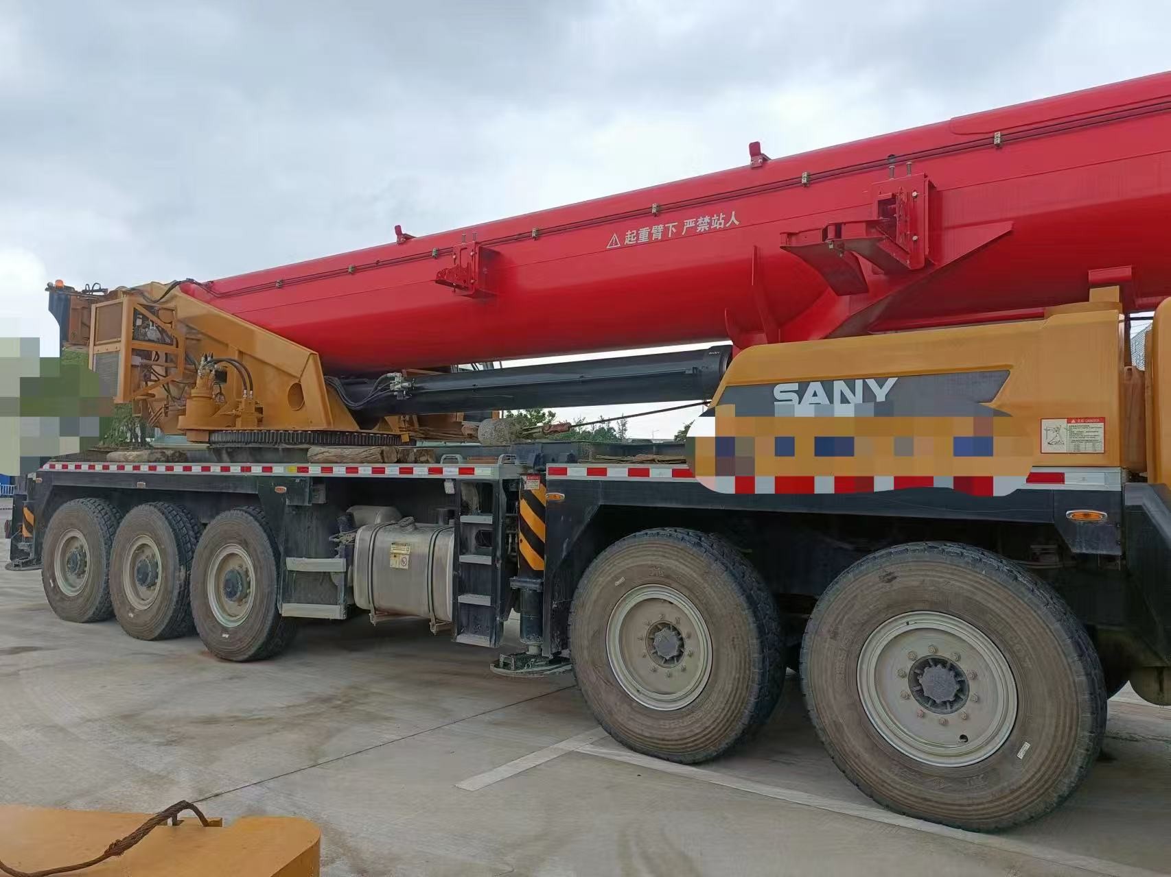 Hydraulic Straight Arm Mobile Truck Crane 130 Tons Max Working Height 45.5 Meters Direct Source 2023 Year Production