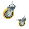 Buy cheap 125x32mm Yellow PU Swivel Locking Threaded Stem Medium Duty Casters from wholesalers