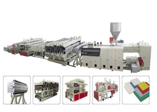 Buy cheap Performance WPC Production Line / Wood Plastic Composite Machinery For Furniture and Door from wholesalers