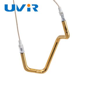 Buy cheap 3D Gold Infrared Heating Element Tube 230V 1050W from wholesalers