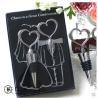 Buy cheap New creative gift product wedding gift stainless steel bottle opener+stopper from wholesalers