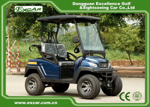 Buy cheap White / Black Electric Golf Cart For Hunting , Max. forward speed 45km/ from wholesalers