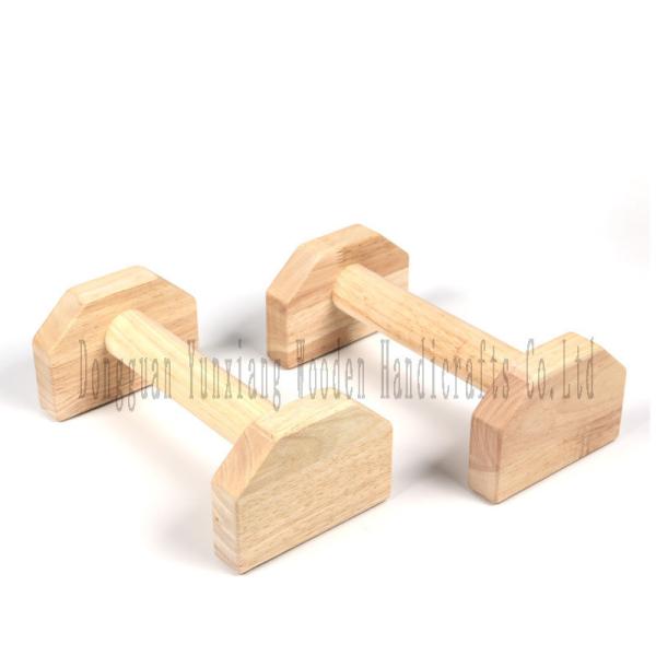 Buy cheap Wooden Parallettes Push Up Bars, Anti-Slip Push-Up Handles, Mini Handle Pumps, Handstand Bars for Calisthenics and Fitness from wholesalers