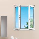 Double Tempered Glass Aluminum Casement Window Powder Coated Aluminum Windows