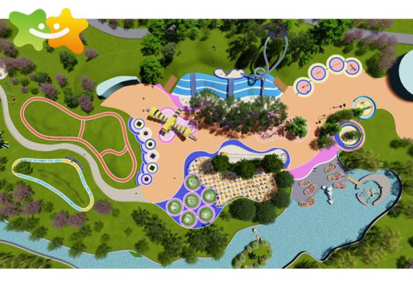 Buy cheap Park Landscape Plan Kids Outdoor Playground Equipment from wholesalers
