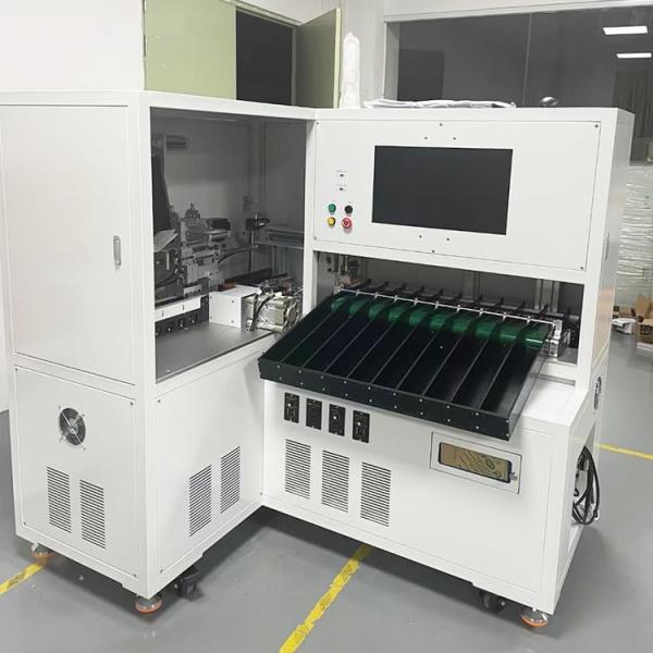 High Speed Battery Barly Paper Sticking Machine Automatic Sorting For 18650