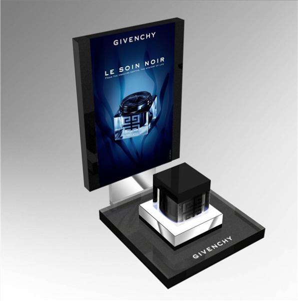 Buy cheap Removeal Tabletop Acrylic Cosmetic Display Stand Holder Counter Skincare Liquid Bottle Display from wholesalers