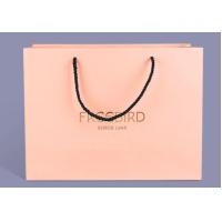 Buy cheap Delicate Bespoke Printed Paper Bags , Pink Paper Carrier Bags Accurate 4C product
